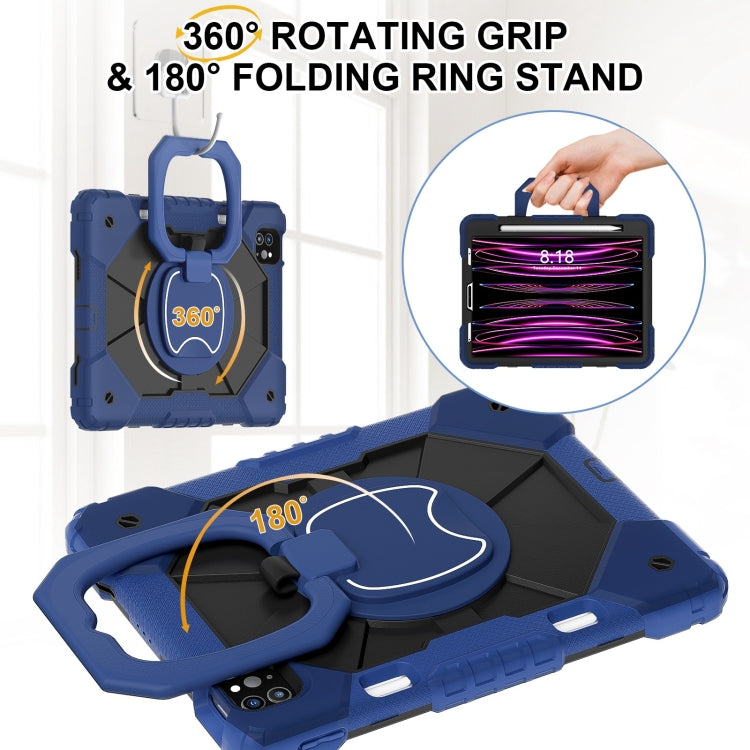 Contrast Color Robot Silicone Hybrid PC Tablet Case, Series 1