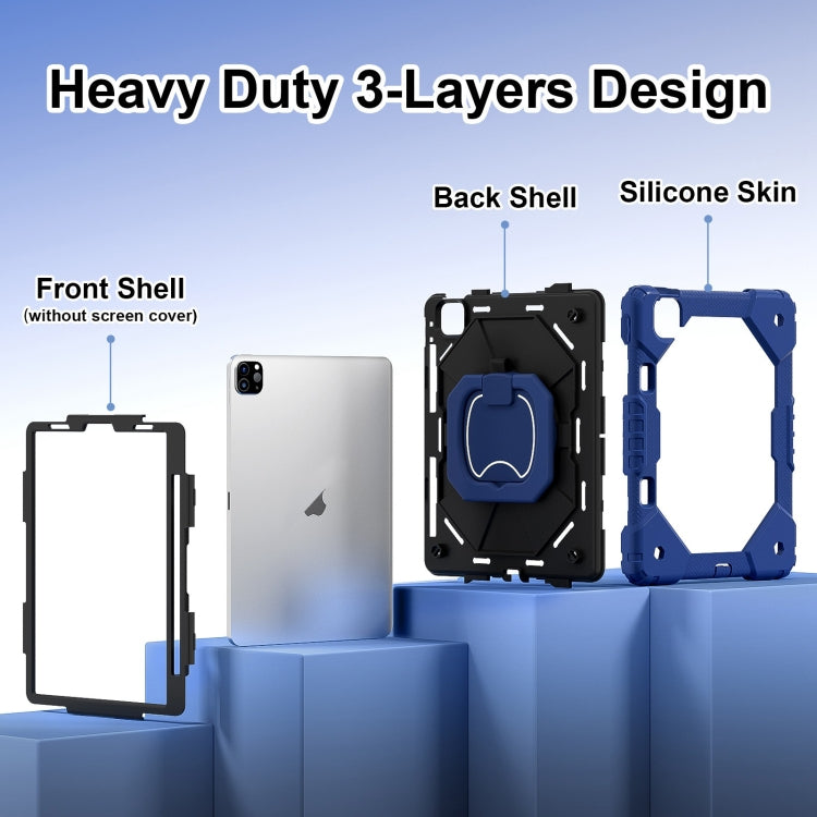 Contrast Color Robot Silicone Hybrid PC Tablet Case, Series 1