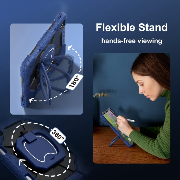 Contrast Color Robot Silicone Hybrid PC Tablet Case, Series 1