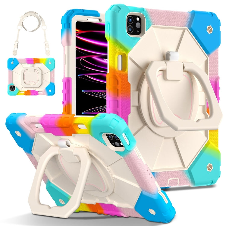 Contrast Color Robot Silicone Hybrid PC Tablet Case, Series 1