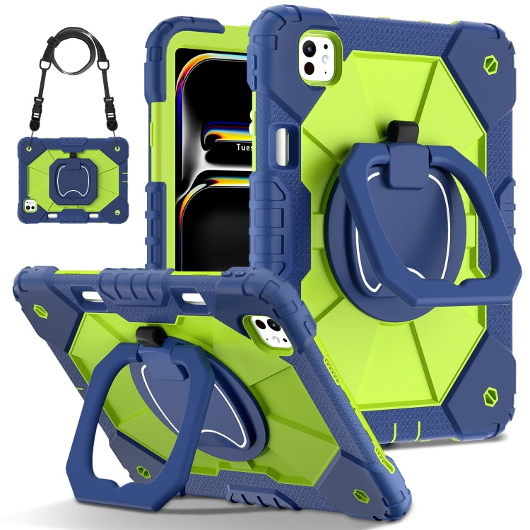 Contrast Color Robot Silicone Hybrid PC Tablet Case, Series 1