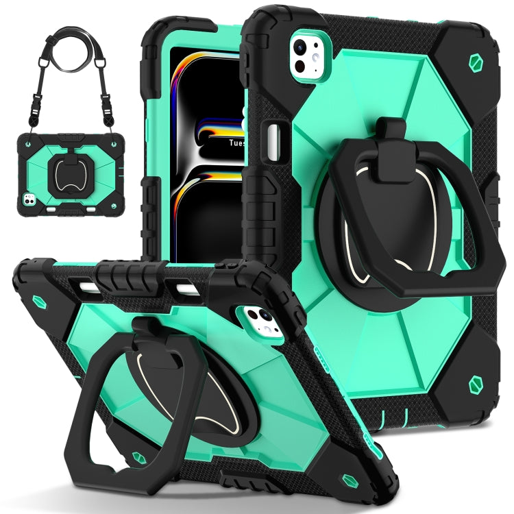 Contrast Color Robot Silicone Hybrid PC Tablet Case, Series 1