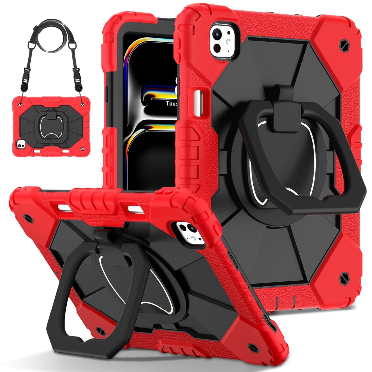 Contrast Color Robot Silicone Hybrid PC Tablet Case, Series 1