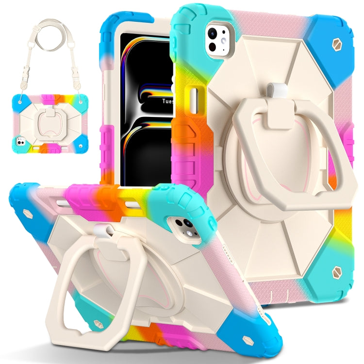 Contrast Color Robot Silicone Hybrid PC Tablet Case, Series 1