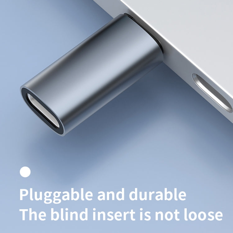 60W USB-C/Type-C to 8 Pin Female Charging Transfer Adapter, Type-C to 8 Pin