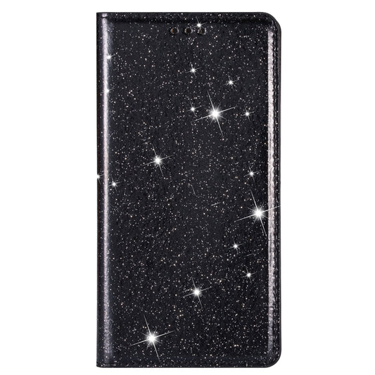 Rose gold glitter design on slim magnetic leather wallet case, compatible with iPhone 6 Plus and iPhone 8