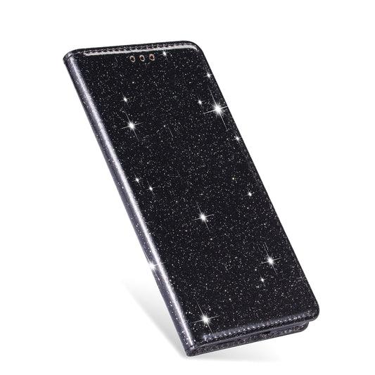 Horizontal flip leather case showing interior card slots and magnetic closure for secure iPhone protection