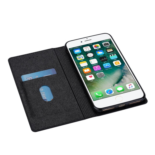 Close-up of embossed glitter texture on ultrathin magnetic leather case for multiple iPhone models