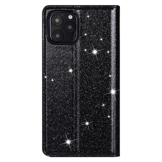Premium glitter finish iPhone XS Max flip case with integrated card holder detail
