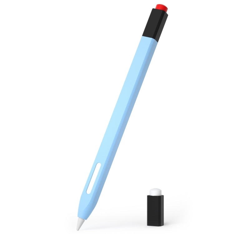 Retro Pencil Style Stylus Pen Protective Case, For Apple Pencil 2