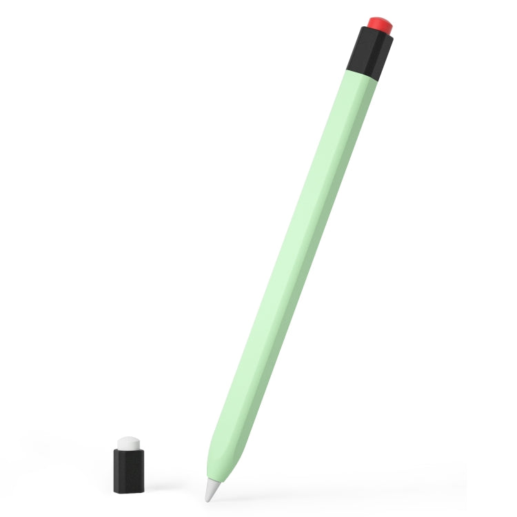 Retro Pencil Style Liquid Silicone Stylus Case, For Apple Pencil 1