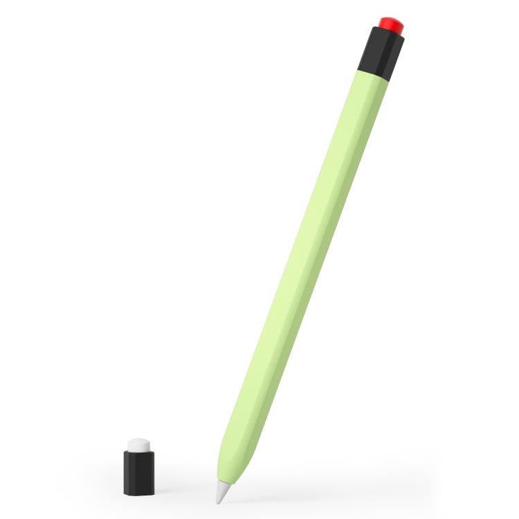 Retro Pencil Style Liquid Silicone Stylus Case, For Apple Pencil 1