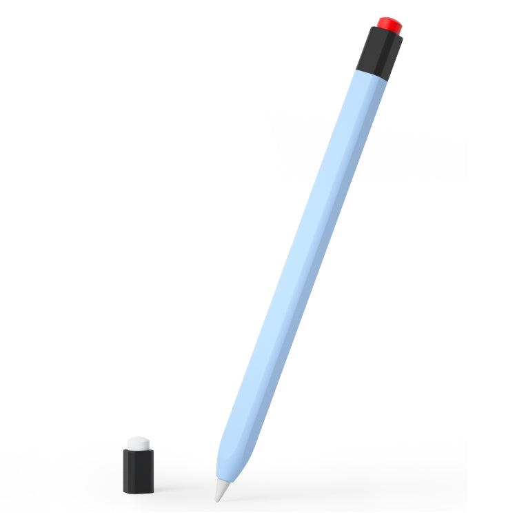 Retro Pencil Style Liquid Silicone Stylus Case, For Apple Pencil 1