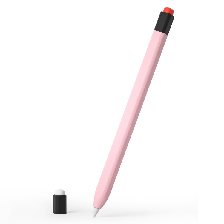 Retro Pencil Style Liquid Silicone Stylus Case, For Apple Pencil 1