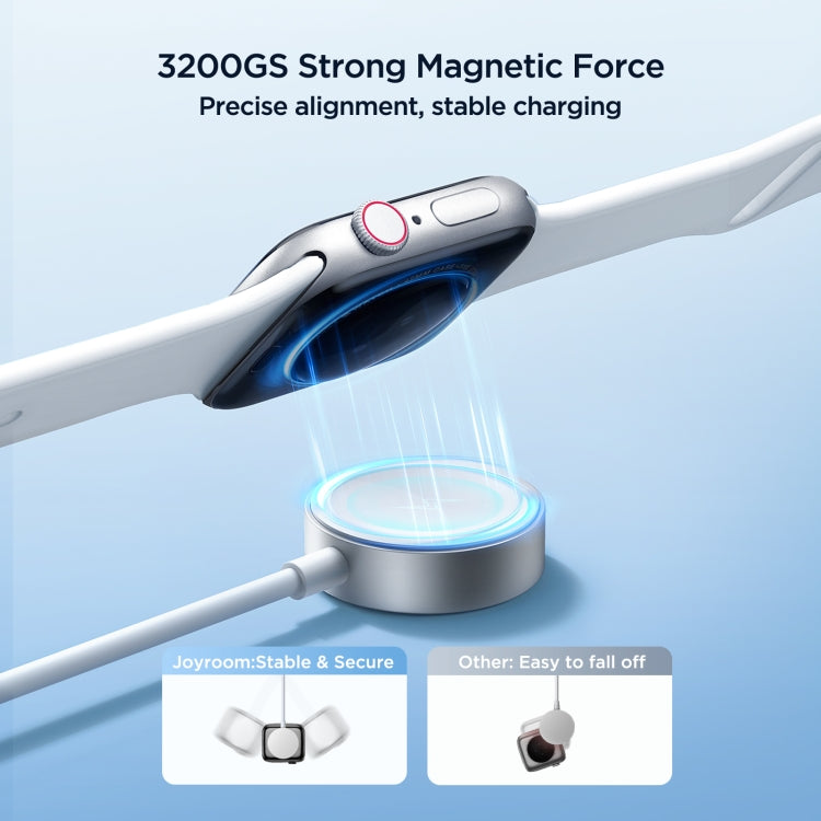 JOYROOM S-IW007 3 in 1 USB to Dual 8 Pin + Magnetic Watch Wireless Charging Data Cable, Length: 1.2m, S-IW007