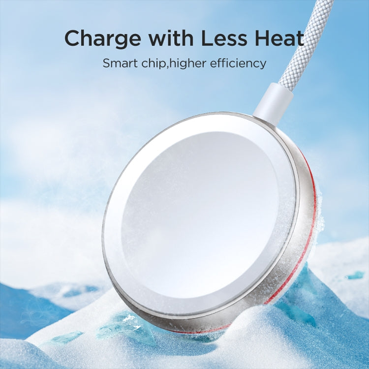 JOYROOM S-IW012 2 in 1 USB to 8 Pin + Magnetic Watch Wireless Charging Data Cable, Cable Length: 1.5m, S-IW012