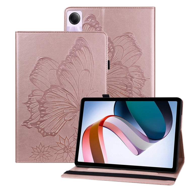 Big Butterfly Embossed Leather Tablet Case