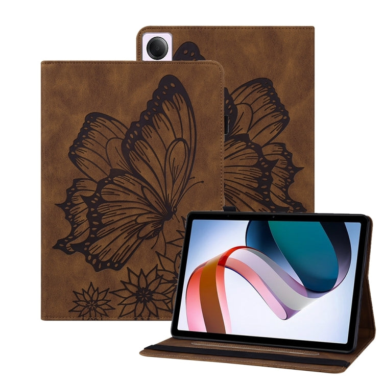 Big Butterfly Embossed Leather Tablet Case