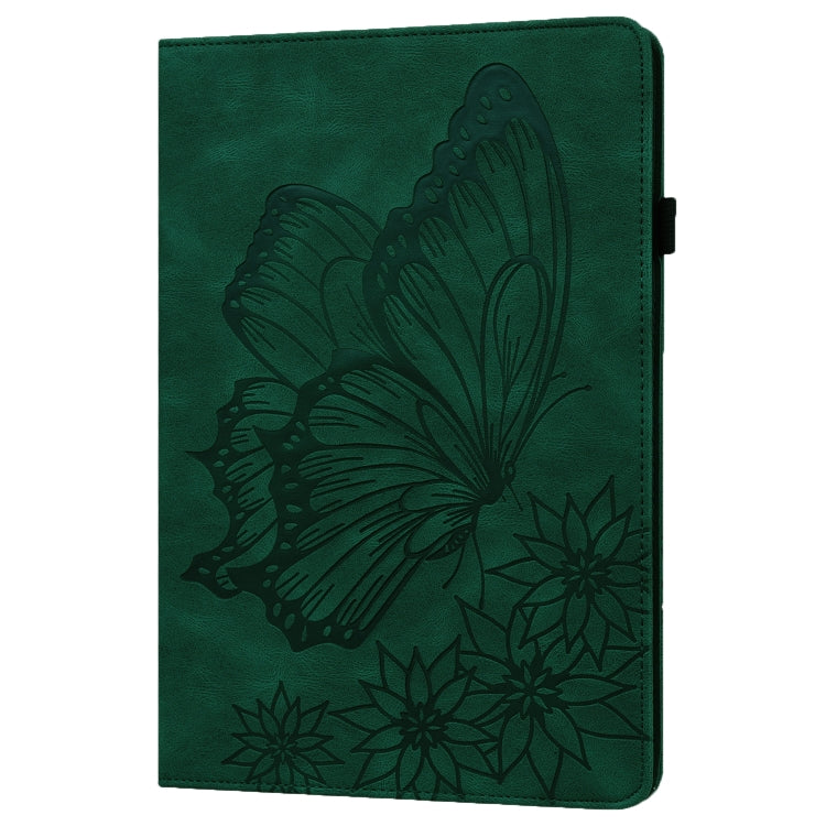 Big Butterfly Embossed Leather Tablet Case
