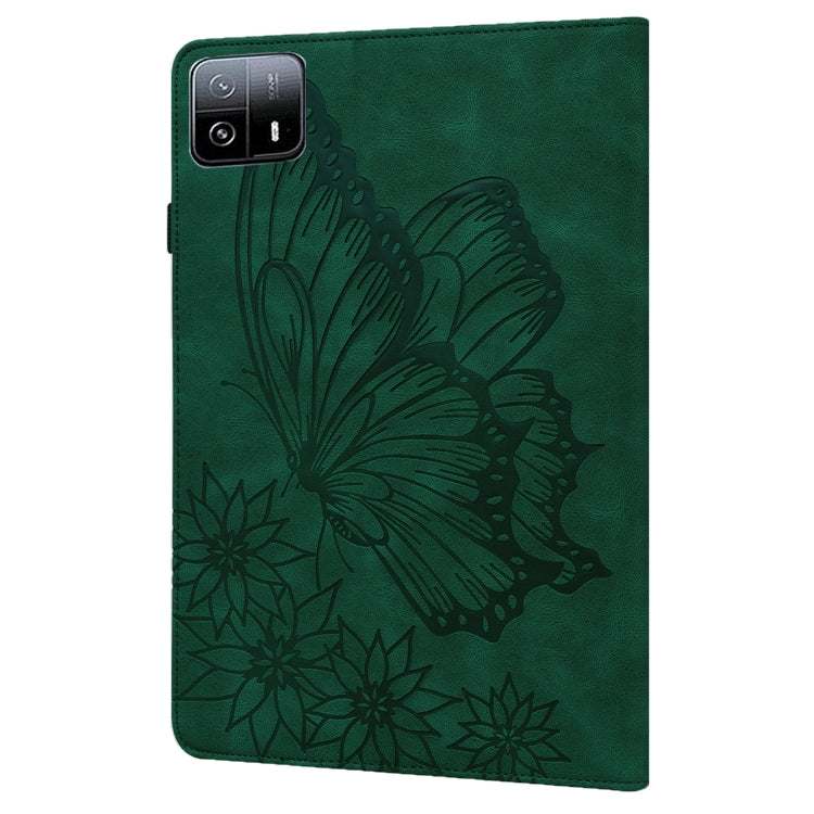 Big Butterfly Embossed Leather Tablet Case