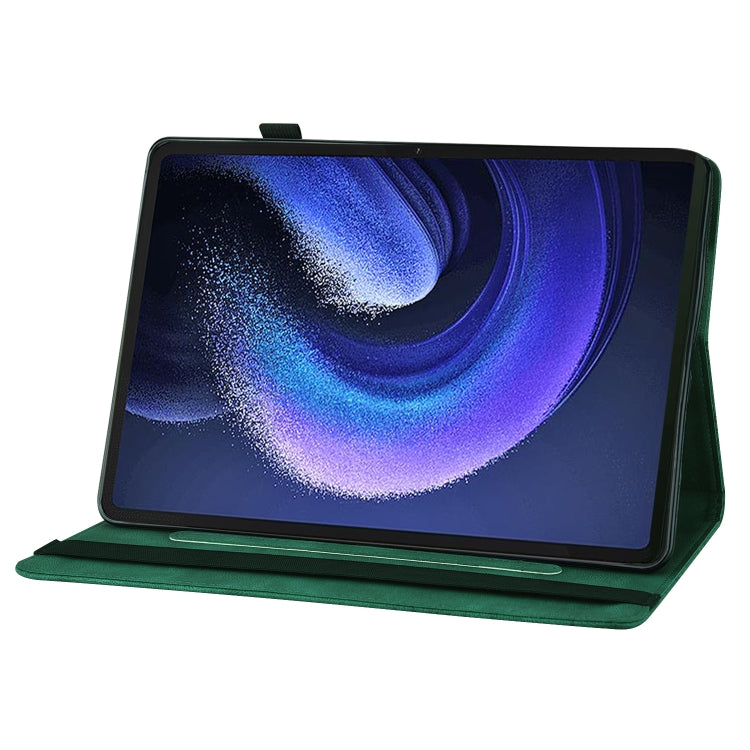 Big Butterfly Embossed Leather Tablet Case