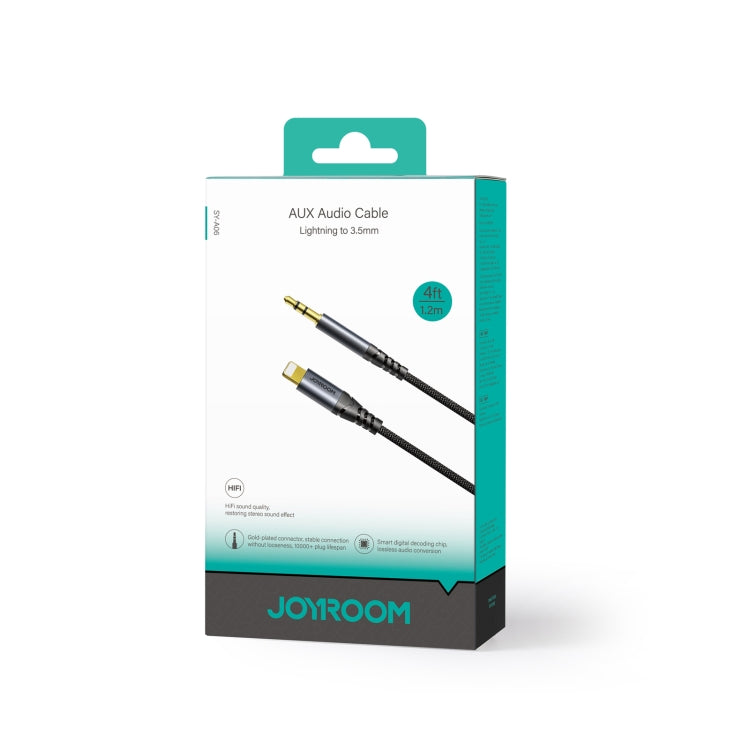 JOYROOM SY-A06 Transsion Series 8 Pin to 3.5mm AUX Audio Adapter Cable, Length: 1.2m, SY-A06