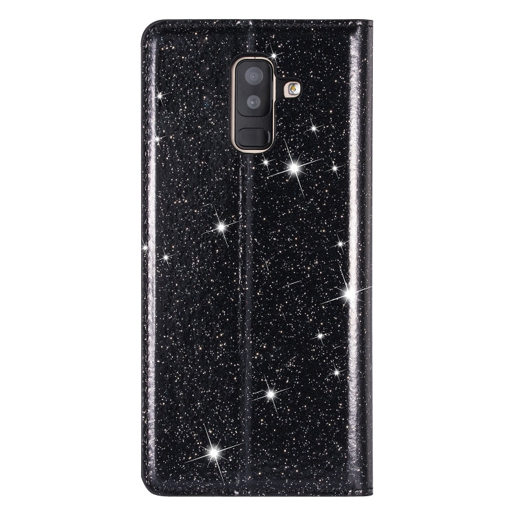 Ultrathin Glitter Magnetic Horizontal Flip Leather Case with Holder & Card Slots, For Samsung Galaxy A6+ / J8 (2018), For Samsung Galaxy A10e, For Samsung Galaxy A20 / A30, For Samsung Galaxy A20e
