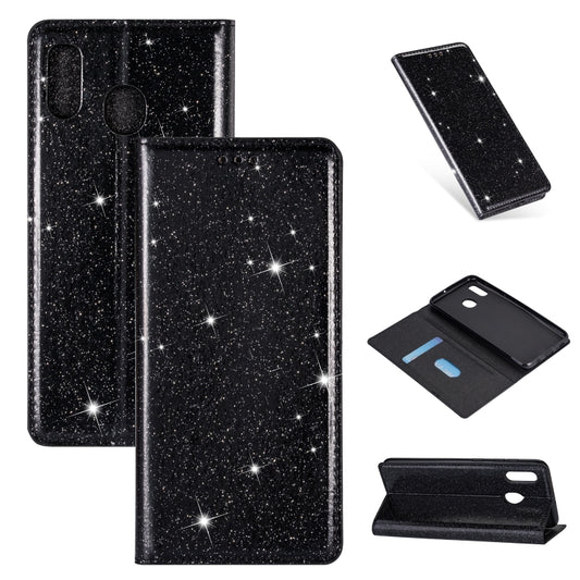 Ultrathin glitter magnetic flip case for Samsung Galaxy A40 A60 A20 A30s A50 with card slots
