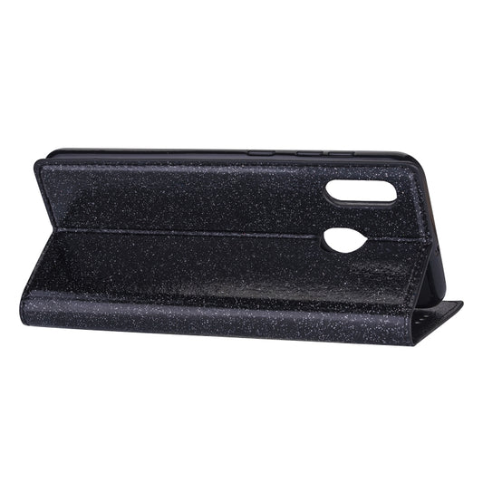 Samsung Galaxy A50s phone case back view showing glitter texture and durability