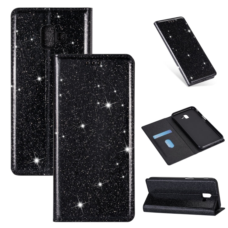 Ultrathin Glitter Magnetic Horizontal Flip Leather Case with Holder & Card Slots, For Samsung Galaxy J6 (2018), For Samsung Galaxy J6+, For Samsung Galaxy Note 8, For Samsung Galaxy Note 9