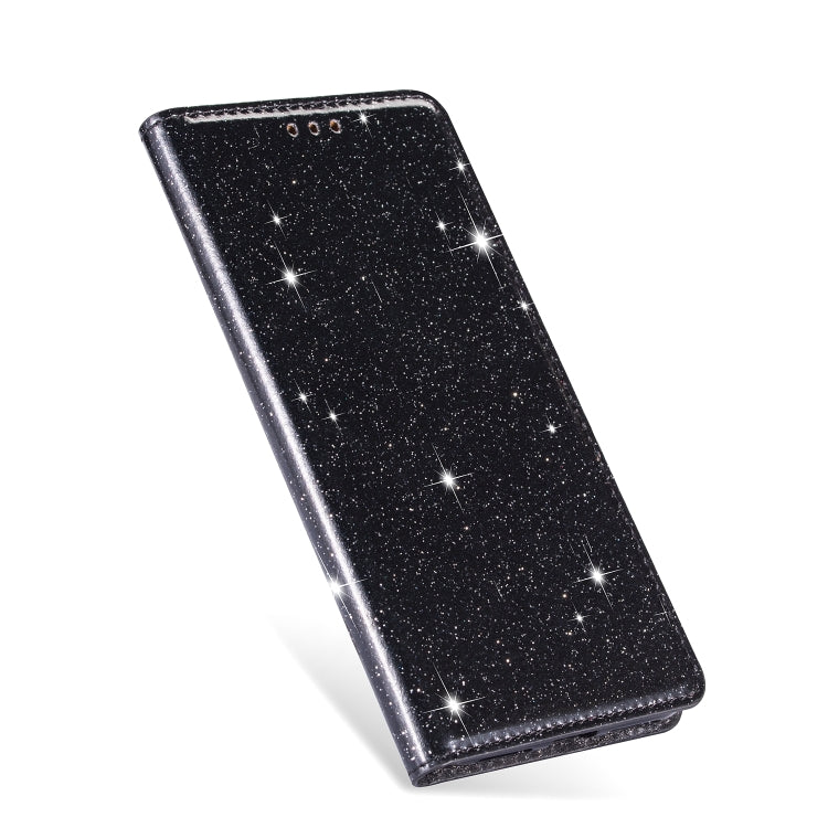 Ultrathin Glitter Magnetic Horizontal Flip Leather Case with Holder & Card Slots, For Samsung Galaxy Note 10, For Samsung Galaxy Note 10 Plus, For Samsung Galaxy S9, For Samsung Galaxy S10