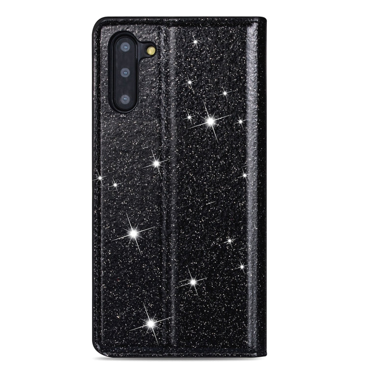 Ultrathin Glitter Magnetic Horizontal Flip Leather Case with Holder & Card Slots, For Samsung Galaxy Note 10, For Samsung Galaxy Note 10 Plus, For Samsung Galaxy S9, For Samsung Galaxy S10