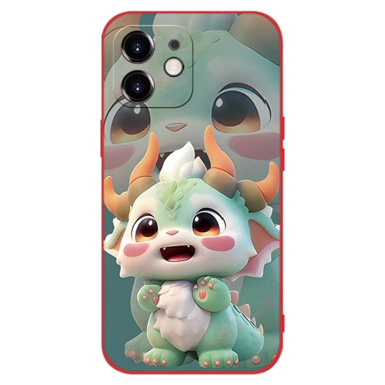 New Year Red Silicone Shockproof Phone Case, For iPhone 12, For iPhone 12 Pro Max