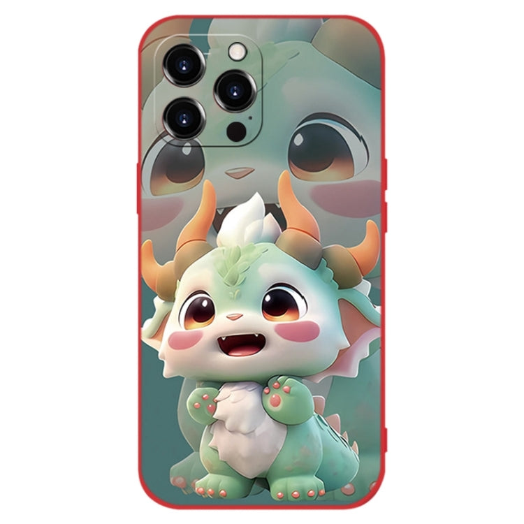 New Year Red Silicone Shockproof Phone Case, For iPhone 13 Pro Max, For iPhone 13 Pro