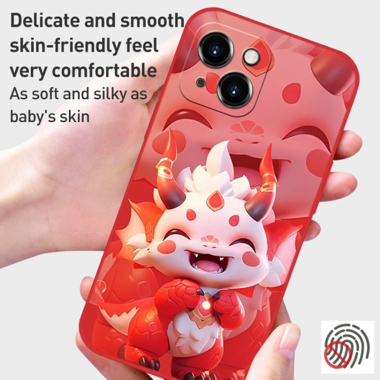 New Year Red Silicone Shockproof Phone Case, For iPhone 12 Pro, For iPhone 12 mini
