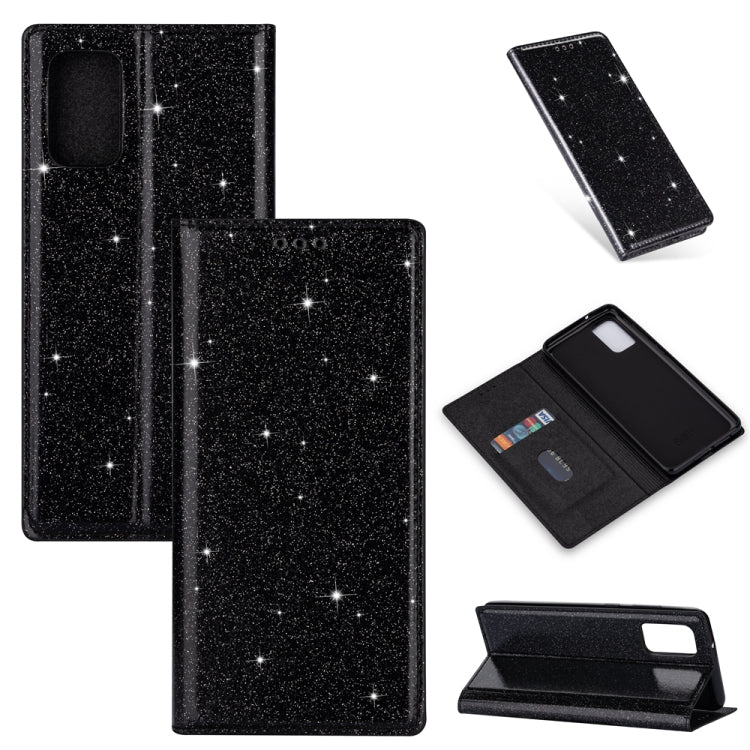 Ultrathin Glitter Magnetic Horizontal Flip Leather Case with Holder & Card Slots, For Samsung Galaxy S20, For Samsung Galaxy S20+, For Samsung Galaxy S20 Ultra, For Samsung Galaxy M30