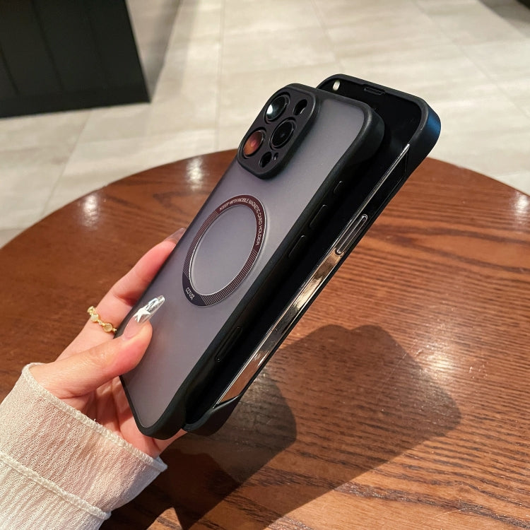 Edgeless Magsafe Magnetic Frosted Transparent PC Phone Case, For iPhone 15 Pro Max, For iPhone 15 Pro, For iPhone 15, For iPhone 14, For iPhone 14 Pro, For iPhone 14 Pro Max, For iPhone 13 Pro Max, For iPhone 13 Pro, For iPhone 13