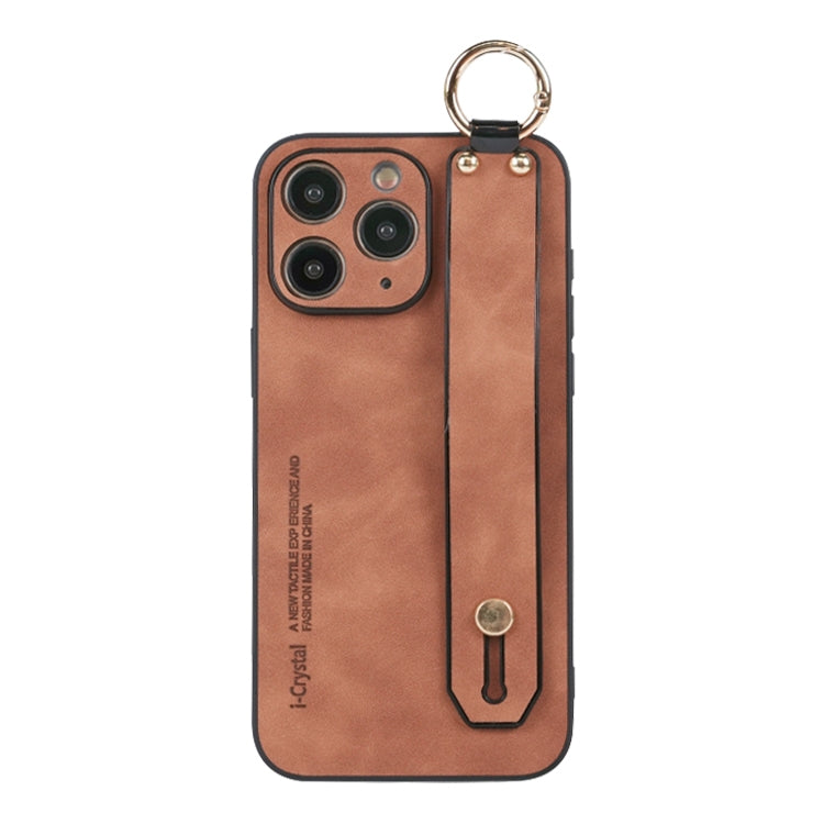 Lambskin Wristband Holder Phone Case, For iPhone 11 Pro