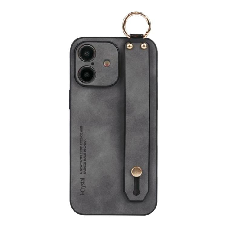 Lambskin Wristband Holder Phone Case, For iPhone 16 Pro Max, For iPhone 16 Pro, For iPhone 16 Plus, For iPhone 16