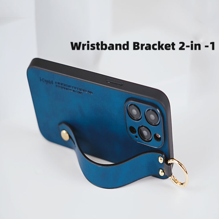 Lambskin Wristband Holder Phone Case, For iPhone 16 Pro Max, For iPhone 16 Pro, For iPhone 16 Plus, For iPhone 16