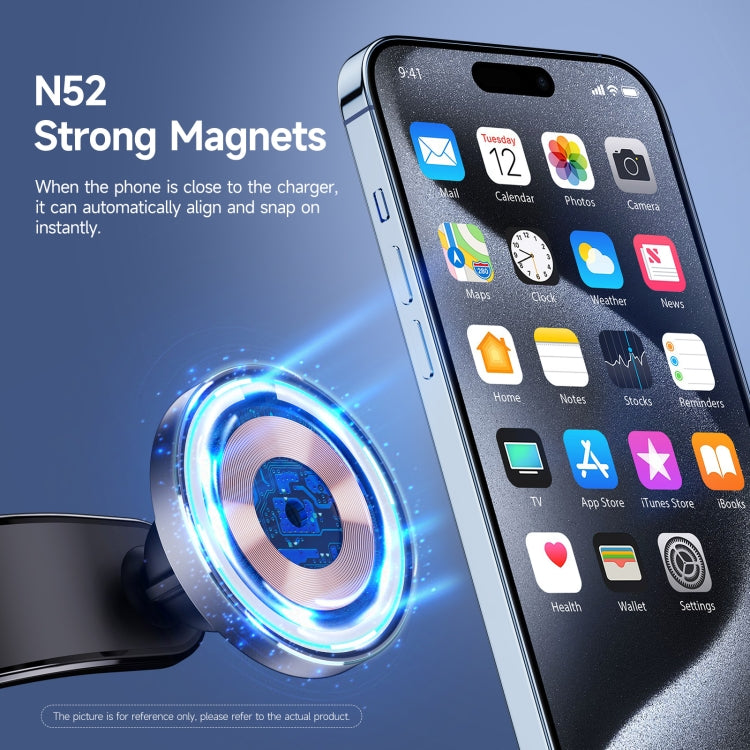 DUZZONA V3 15W Car Magnetic Wireless Charger Phone Holder, V3