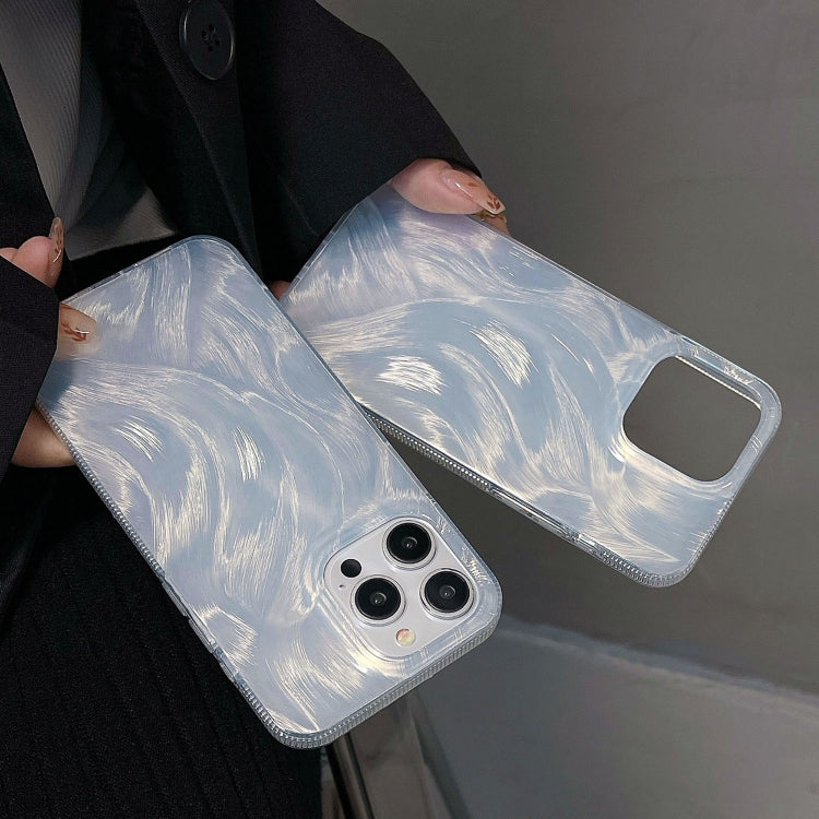 Hot Silver Stamp Gradient Feather Acrylic Hybrid TPU Phone Case