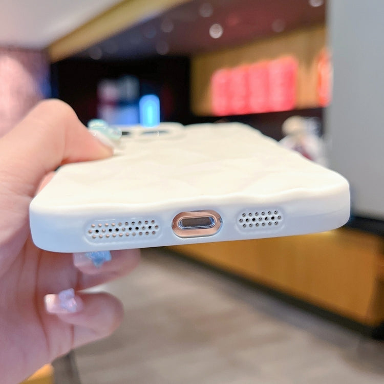 Coque TPU effet froissé givré pour iPhone 16 Pro Max, iPhone 16 Pro, iPhone 16 Plus, iPhone 16