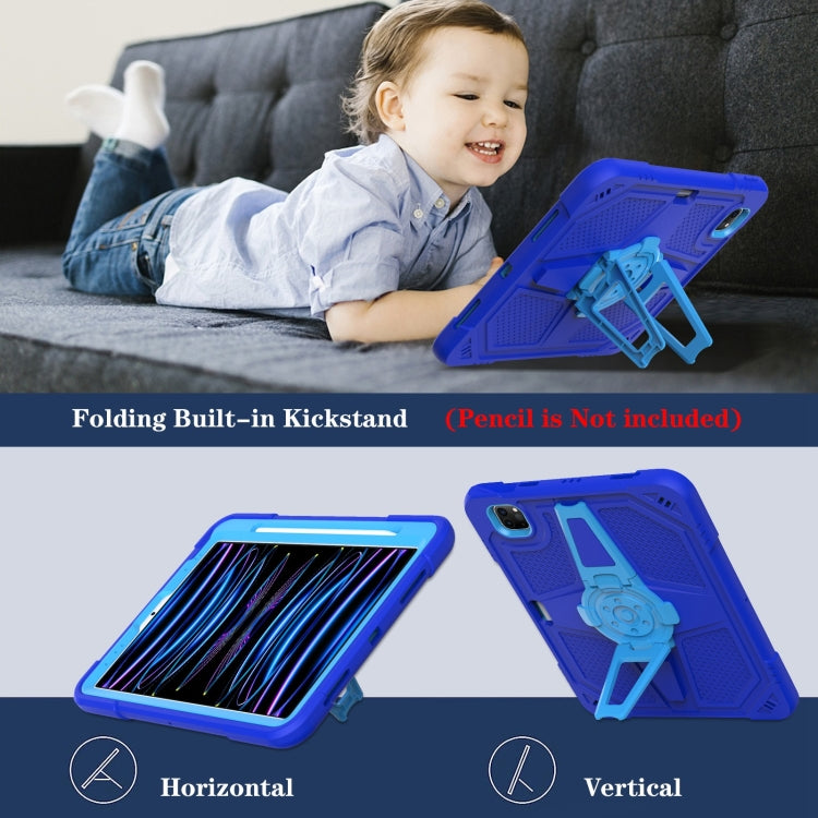 Punk Stand PC Hybrid Silicone Tablet Case with Shoulder Strap