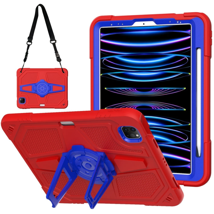 Punk Stand PC Hybrid Silicone Tablet Case with Shoulder Strap