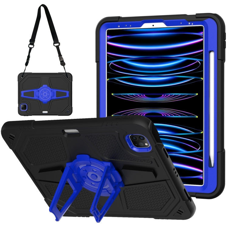 Punk Stand PC Hybrid Silicone Tablet Case with Shoulder Strap