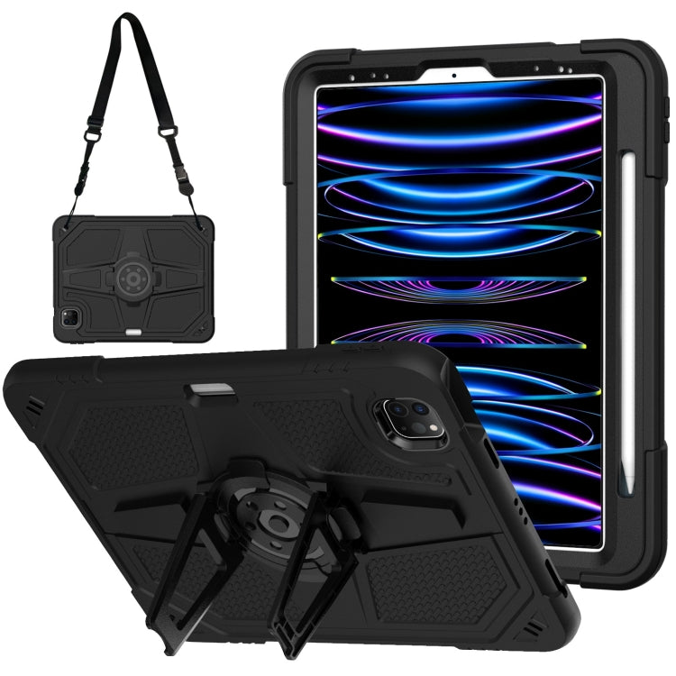 Punk Stand PC Hybrid Silicone Tablet Case with Shoulder Strap