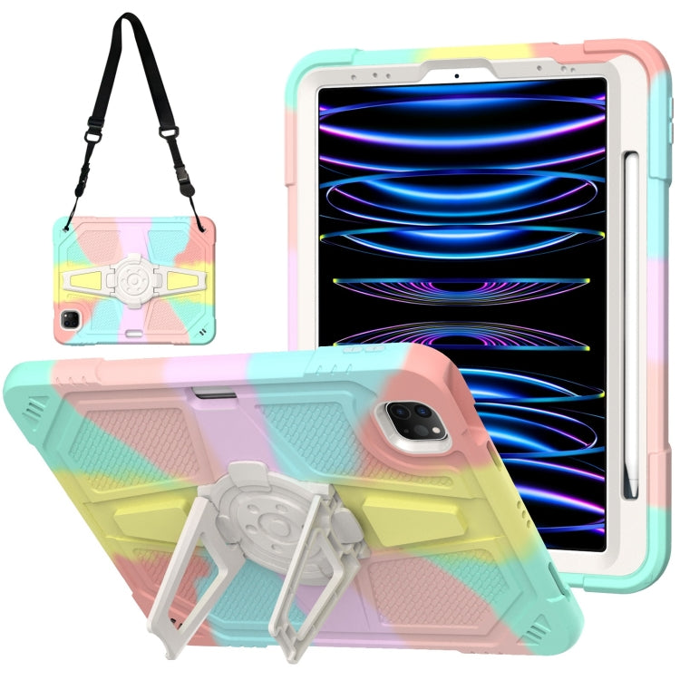 Punk Stand PC Hybrid Silicone Tablet Case with Shoulder Strap