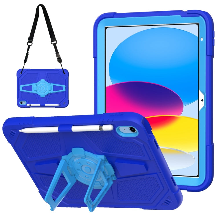 Punk Stand PC Hybrid Silicone Tablet Case with Shoulder Strap