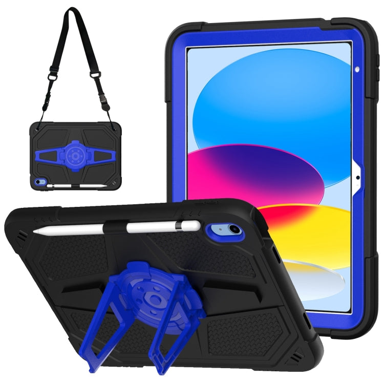 Punk Stand PC Hybrid Silicone Tablet Case with Shoulder Strap